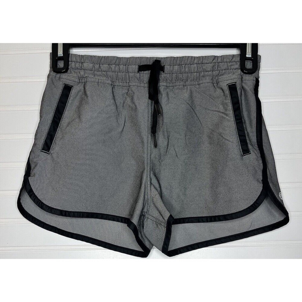 Lululemon Women's Gray Athletic Shorts w/ pocket & drawstring 2” size 4